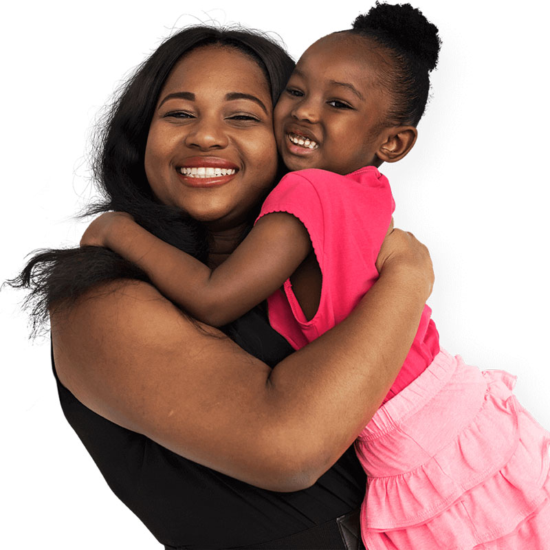 mother and daughter